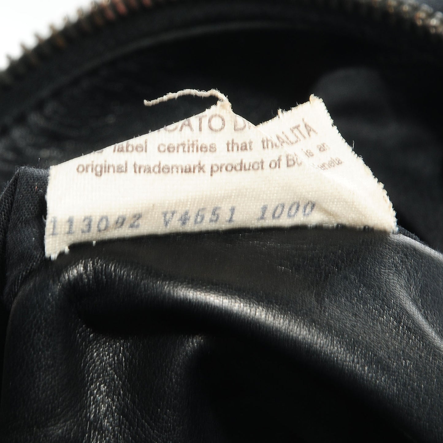 Nappa Intrecciato Messenger Bag Nero