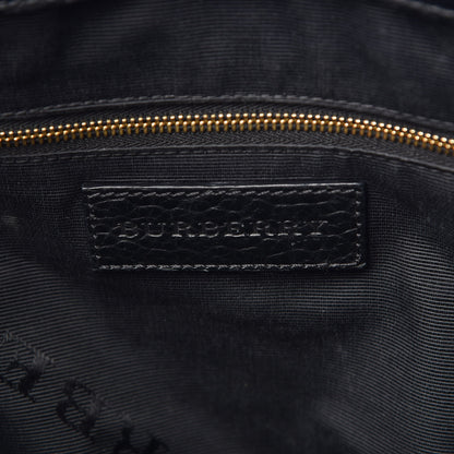 Burberry Heritage Grain Check Embossed Medium Dewsbury Tote Black 7 of 12