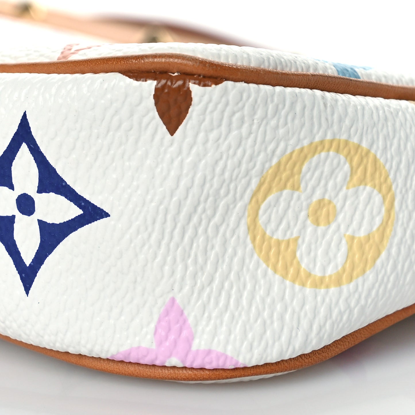 Monogram Multicolor Pochette Accessories White