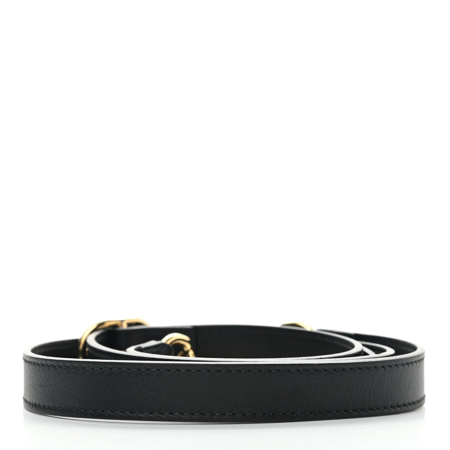 Calfskin Adjustable Shoulder Strap Black