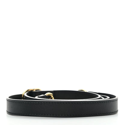 Gucci Calfskin Adjustable Shoulder Strap Black 2 of 4