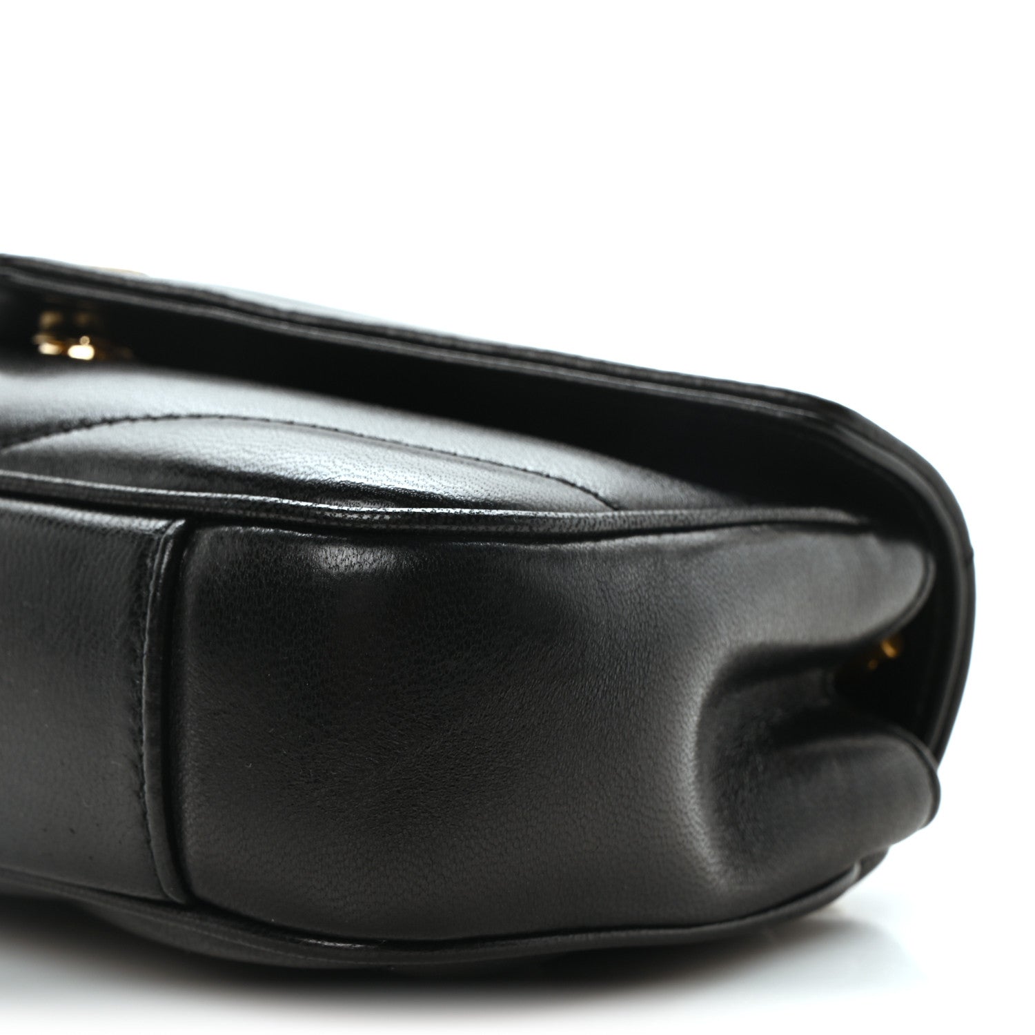 Saint Laurent Lambskin Chevron Quilted Mini Loulou Black 10 of 10