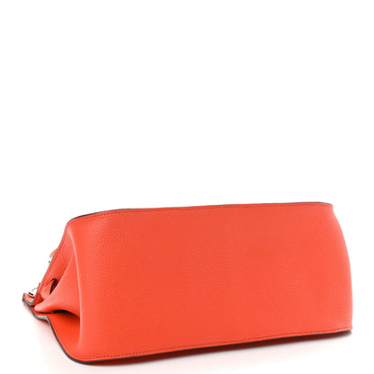 Hermes Taurillon Clemence Jypsiere 31 Orange Poppy 3 of 8