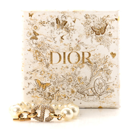Christian Dior Pearl Crystal 30 Montaigne Bracelet Gold 5 of 5