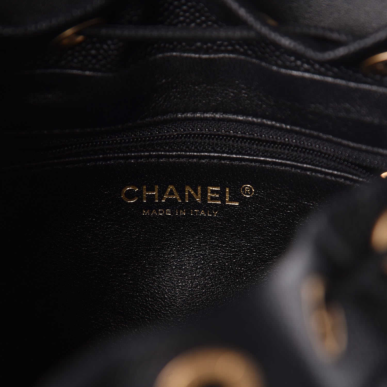 Chanel Caviar Quilted Filigree Backpack Black 8 of 10