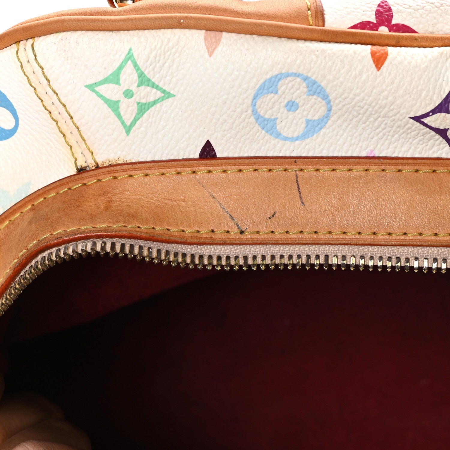 Louis Vuitton Monogram Multicolor Claudia White 12 of 14