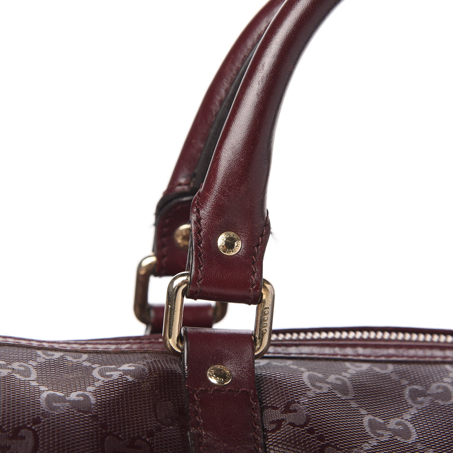 Gucci Imprime Monogram Medium Joy Boston Bordeaux 14 of 15