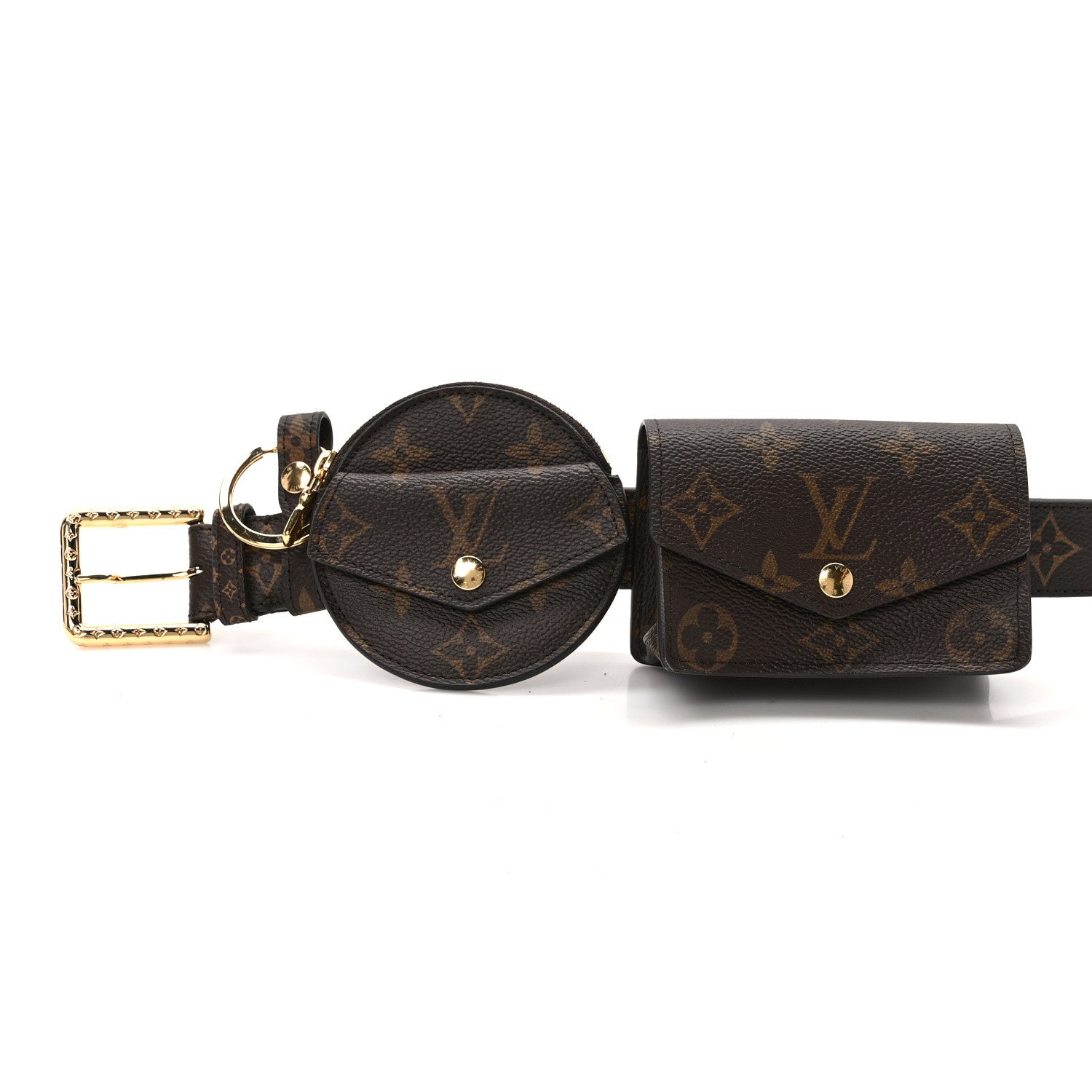 Louis Vuitton Monogram 30mm Daily Multi Pocket Belt 70 28 6 of 8