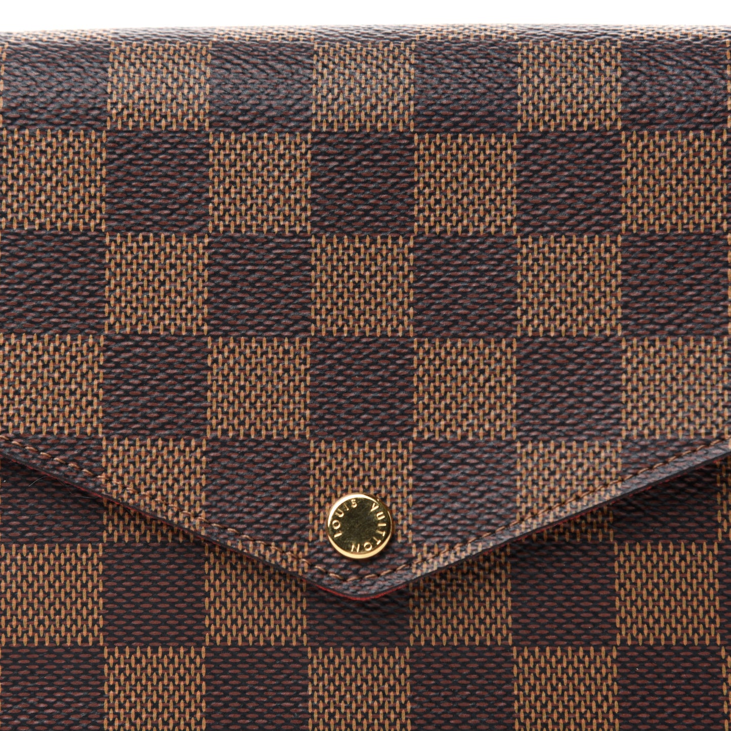Damier Ebene Pochette Felicie Chain Wallet