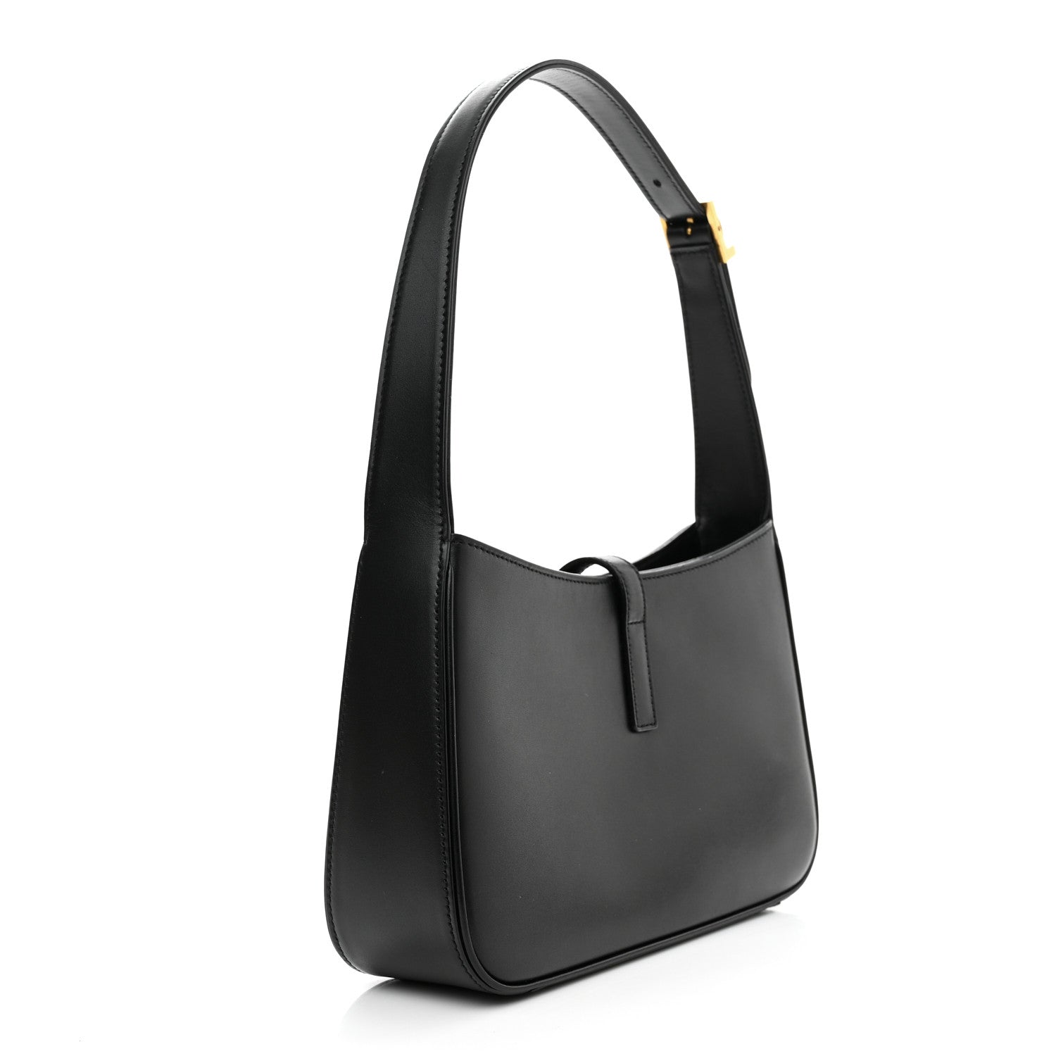 Saint Laurent Smooth Calfskin Le 5 A 7 Hobo Black 3 of 9