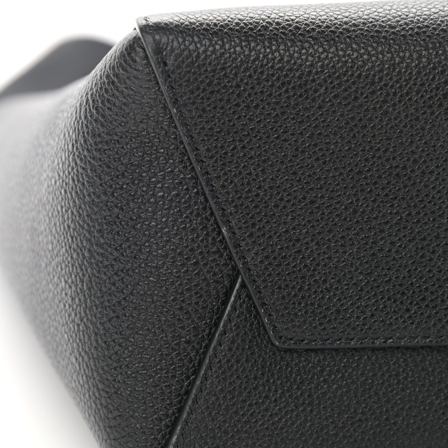 Soft Grained Calfskin Small Sangle Bucket Bag Black