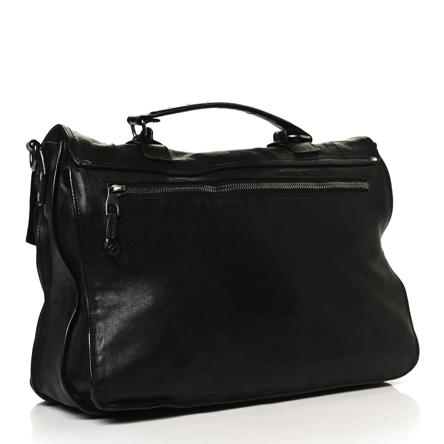 Lambskin PS1 Medium Satchel Black