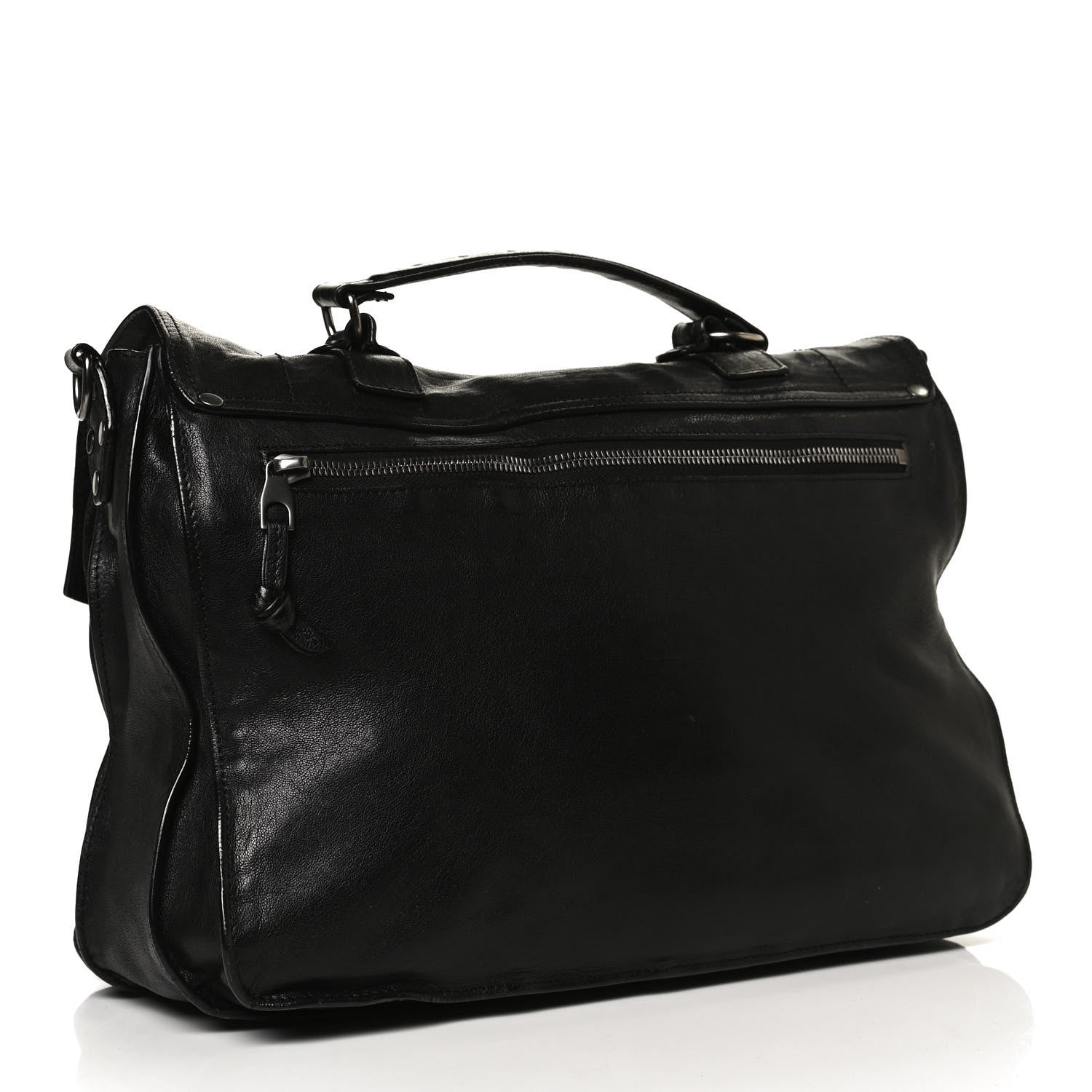 Proenza Schouler Lambskin PS1 Medium Satchel Black 3 of 13