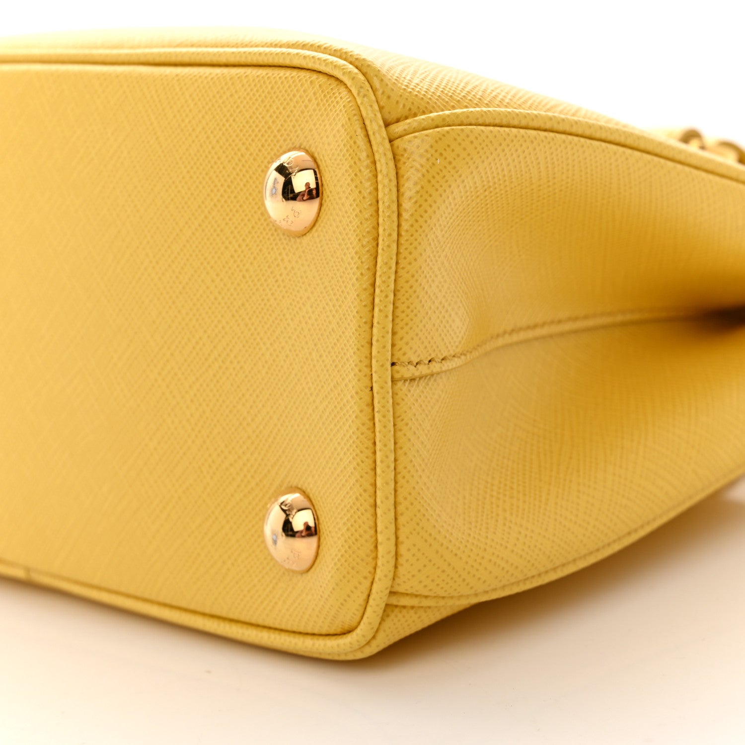Prada Saffiano Lux Mini Galleria Double Zip Tote Soleil 10 of 10