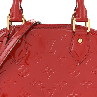 Louis Vuitton Vernis Alma BB Cherry 8 of 13