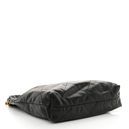 Chanel Calfskin Quilted Small Chanel 22 Black 5 of 11