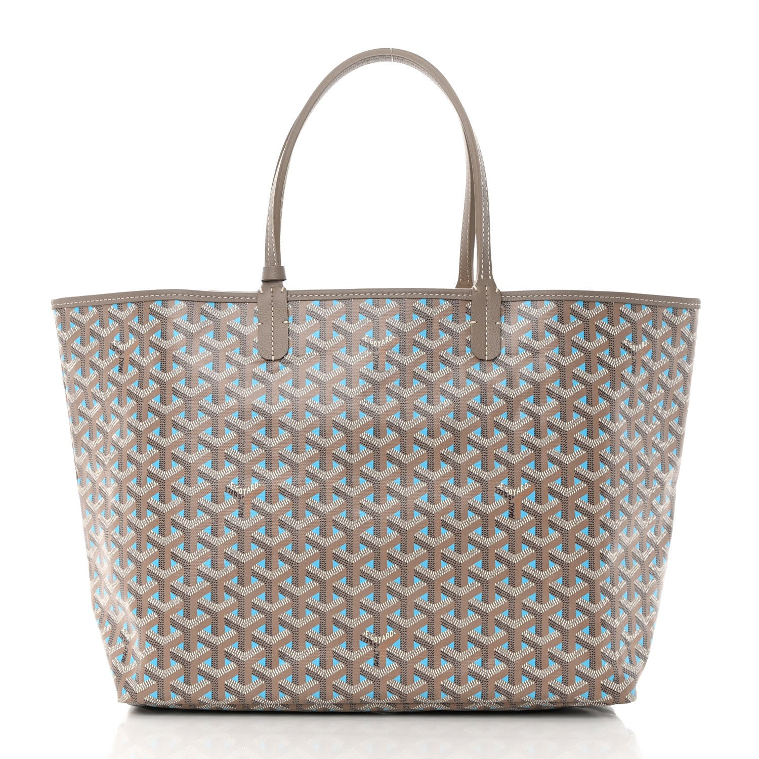 Goyard Goyardine Saint Louis Claire Voie PM Grege Turquoise 3 of 12