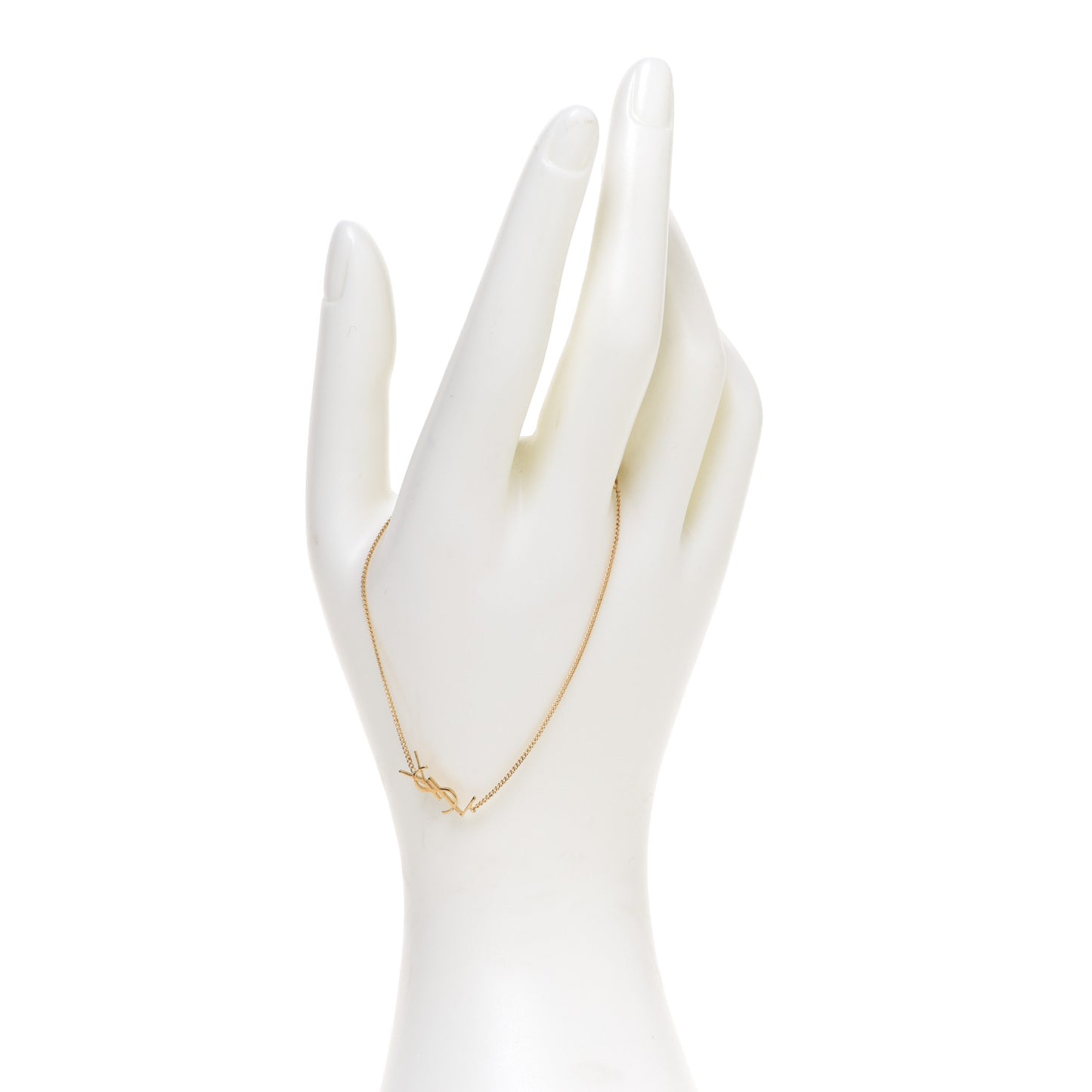 Brass Monogram Charm Bracelet