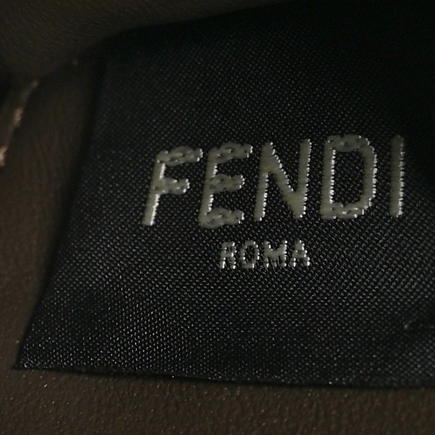 Fendi Vitello Ceylon Bi-Color FF 1974 Embossed FF Diamonds Chain Wallet Maya Black 6 of 10