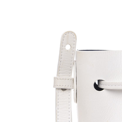 Mansur Gavriel Calfskin Mini Bucket Bag White 11 of 11