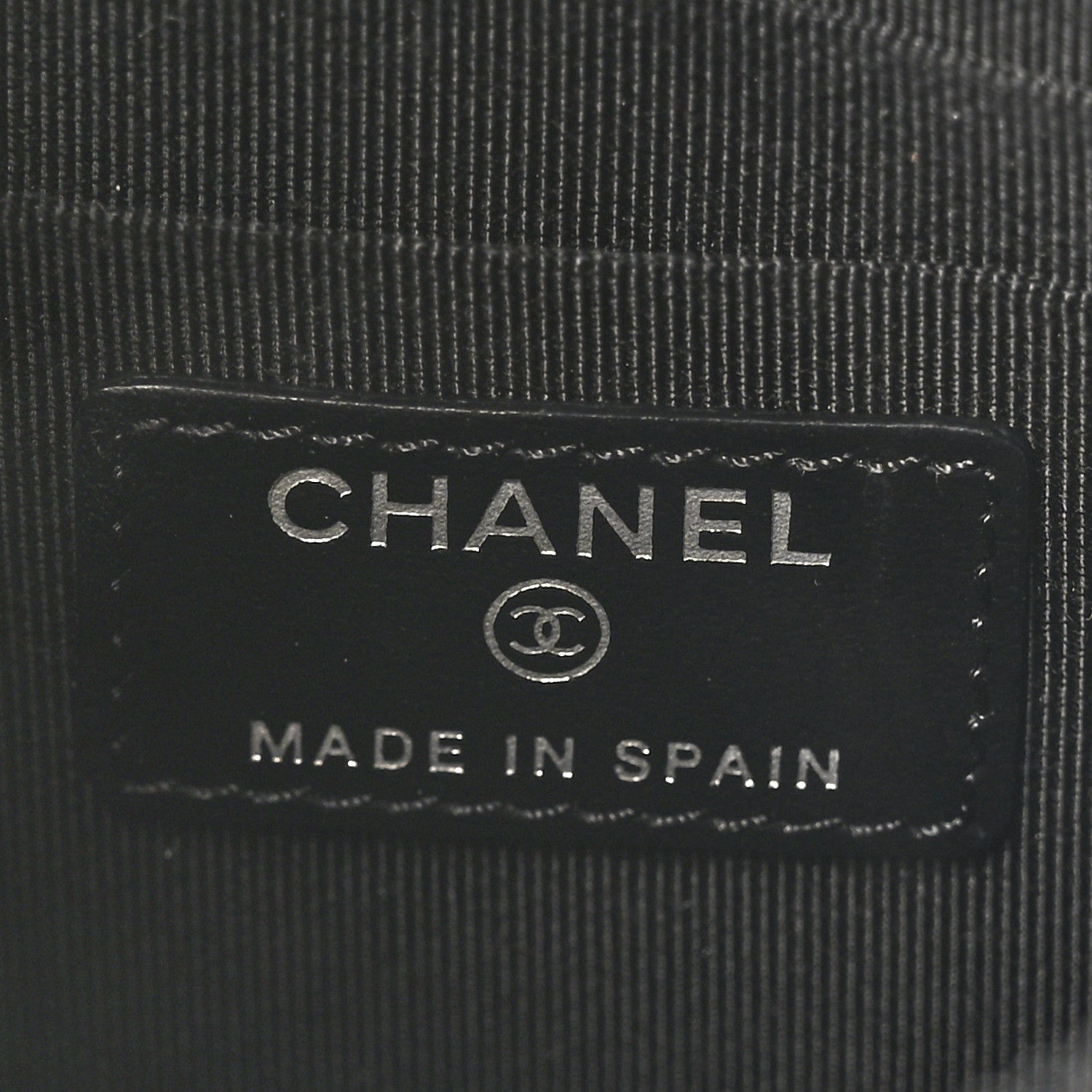 Chanel Patent Quilted Medium Reissue Cosmetic Case So Black 4 of 7