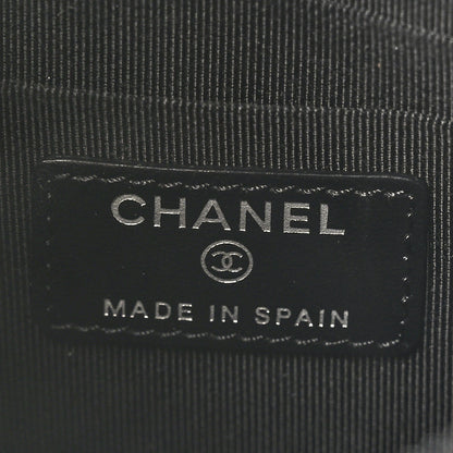 Chanel Patent Quilted Medium Reissue Cosmetic Case So Black 4 of 7