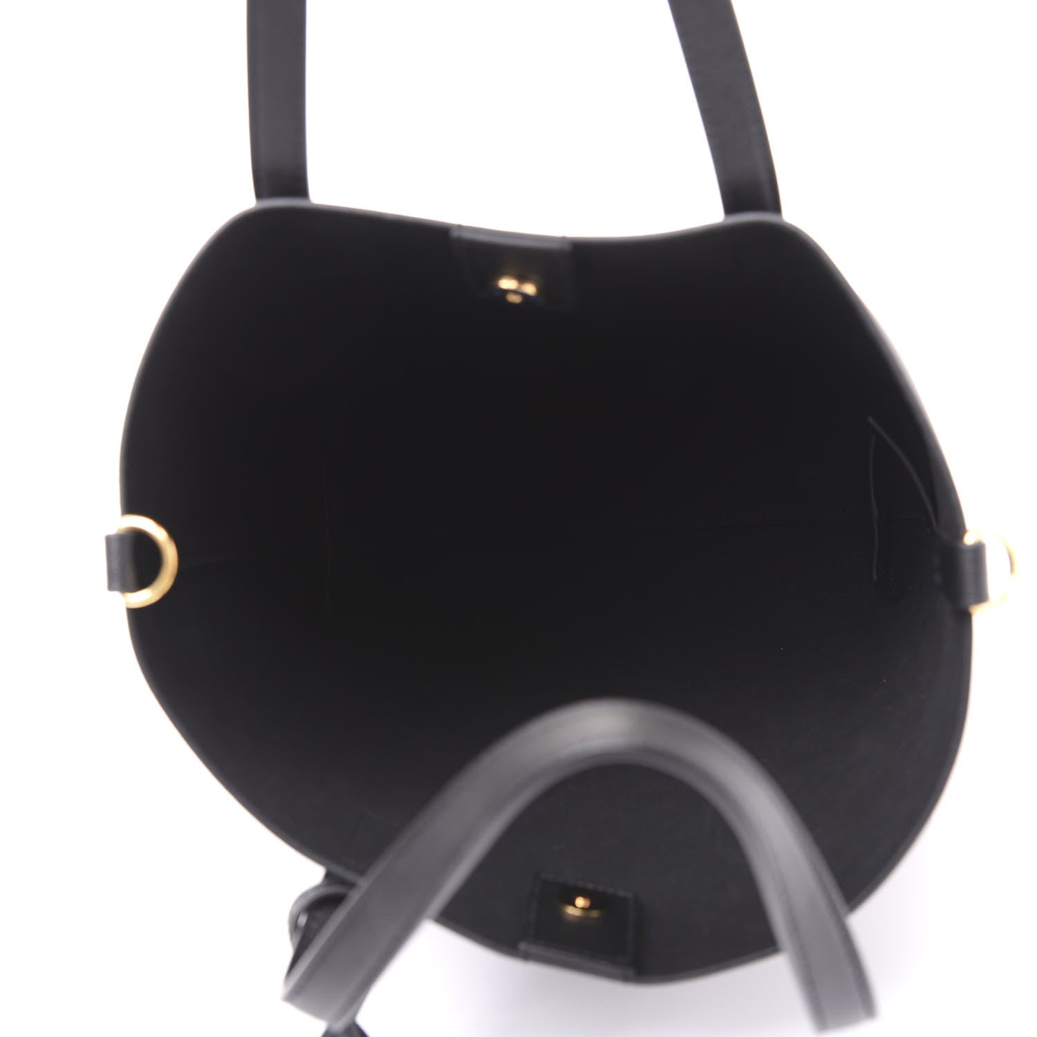 Saint Laurent Calfskin Toy Shopping Tote Black 4 of 7