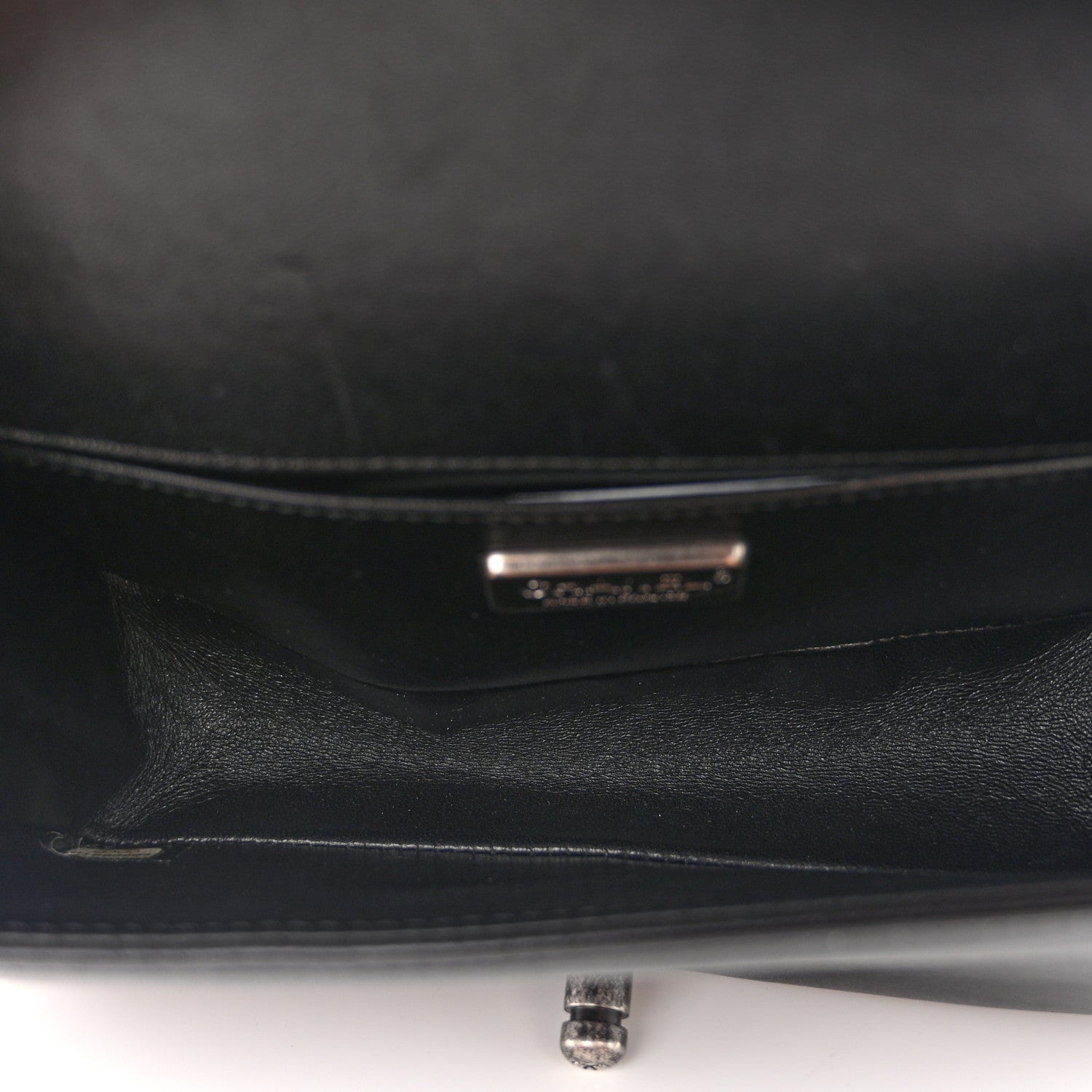Chanel Galuchat Stingray Small Boy Flap Black 5 of 11