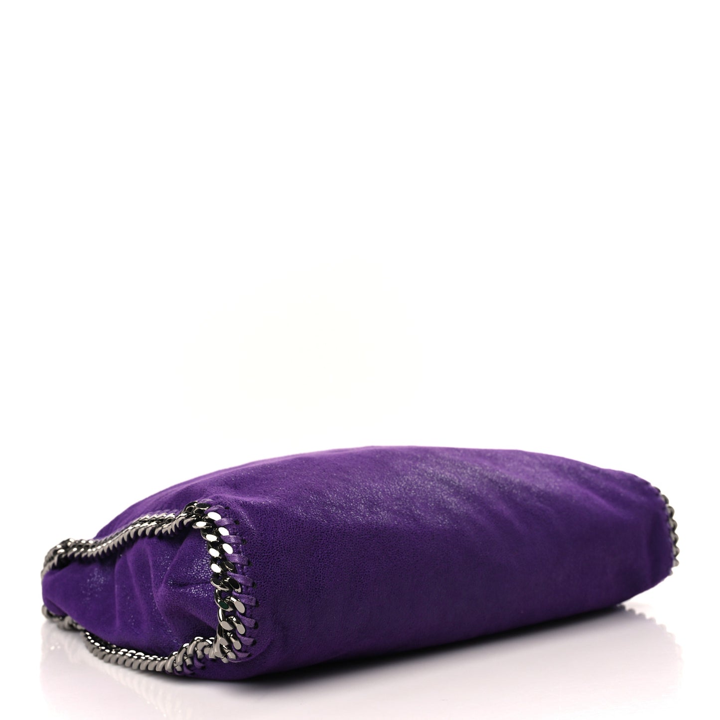 Shaggy Deer Mini Falabella Fold Over Tote Bright Purple