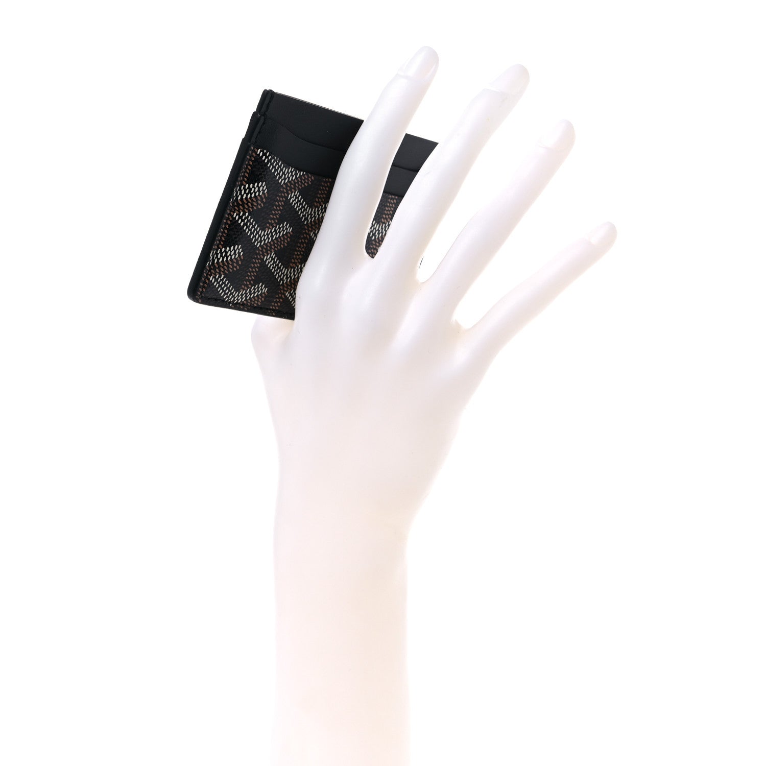 Goyard Goyardine Saint Sulpice Card Holder Black 2 of 6