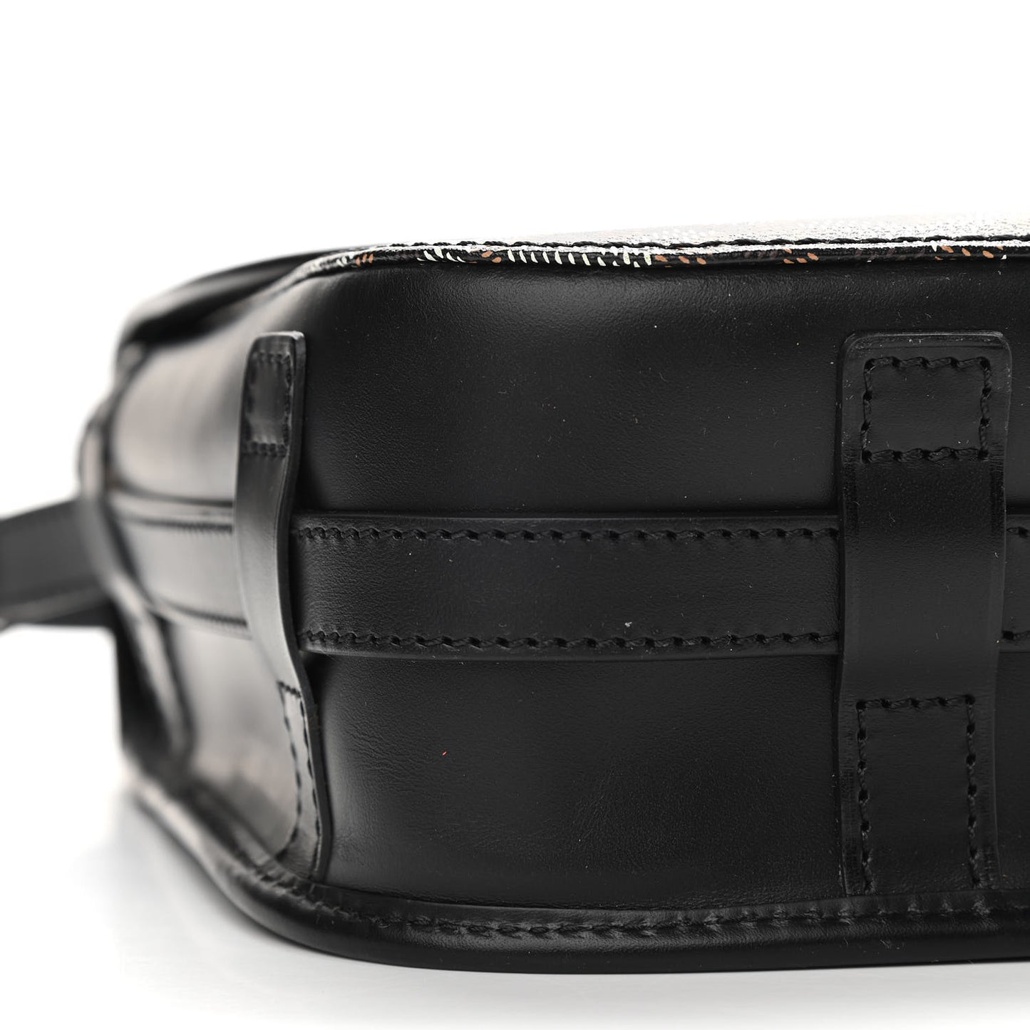 Goyardine Belvedere II MM Messenger Bag Black