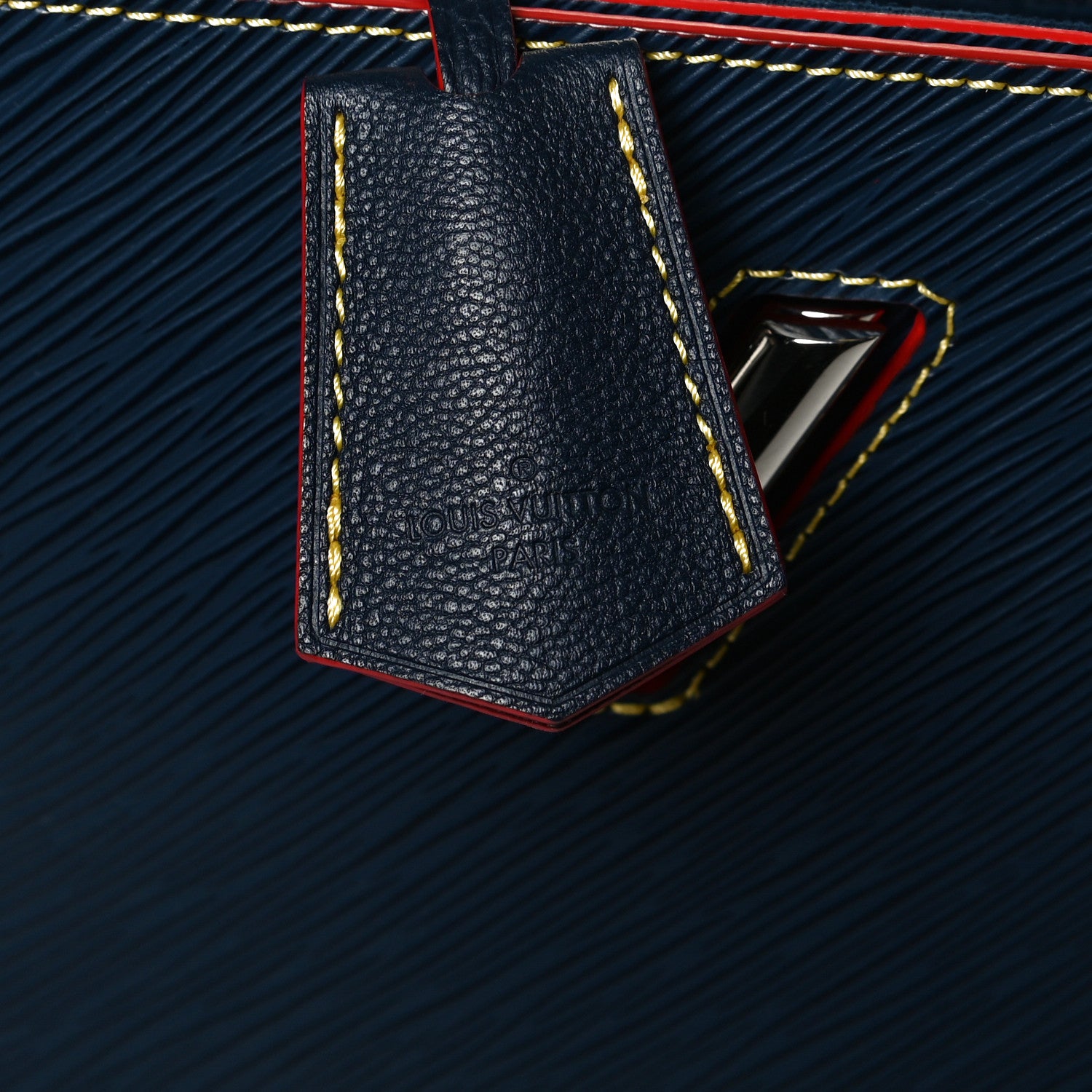 Louis Vuitton Epi Twist Tote Indigo Coquelicot 7 of 13