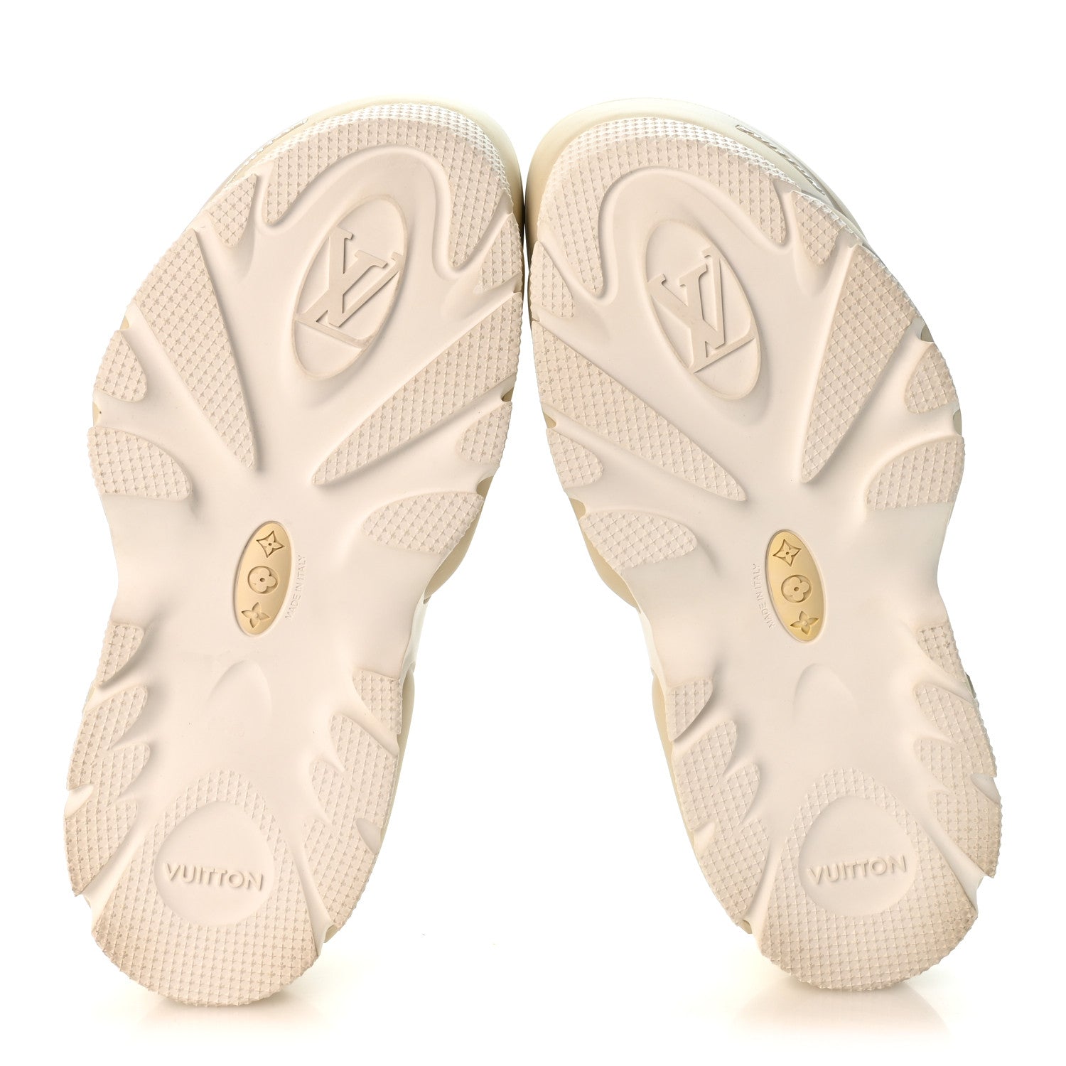 Louis Vuitton Rubber Mens LV Shark Clogs 11 Beige 6 of 9