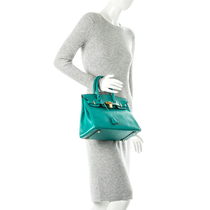 Hermes Epsom Birkin 30 Bleu Paon 2 of 24