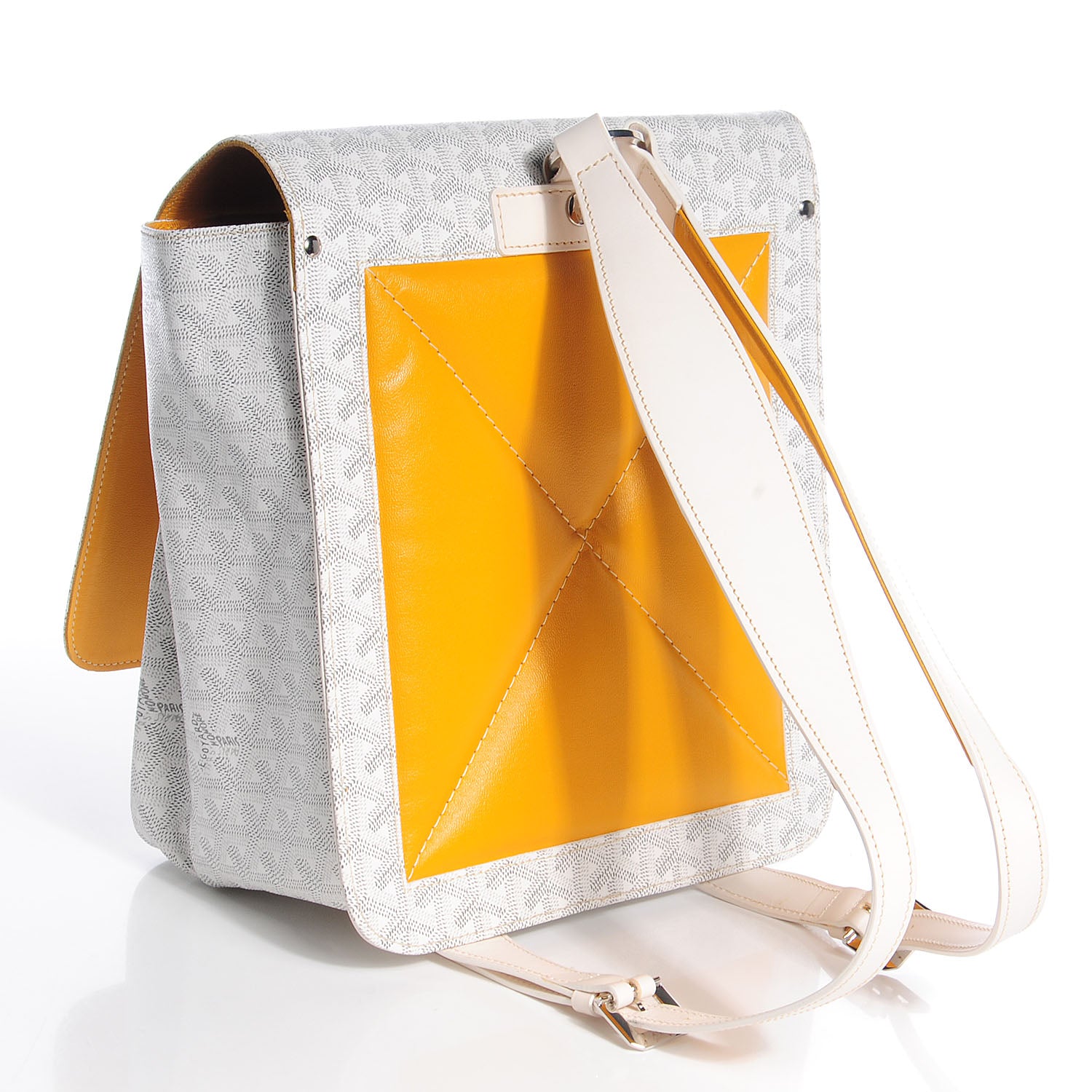 Goyard Goyardine Backpack White 3 of 9