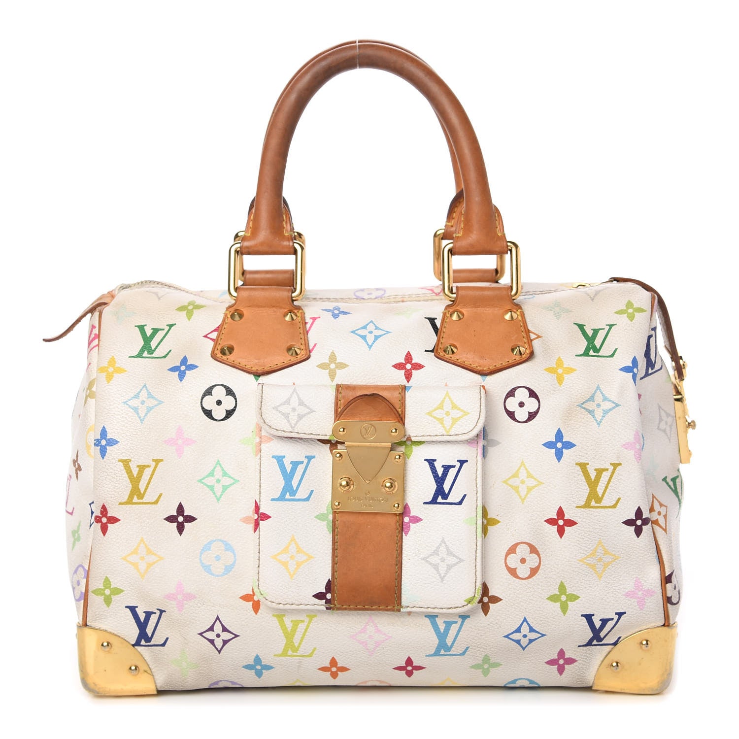 Louis Vuitton Monogram Multicolor Speedy 30 White 1 of 10