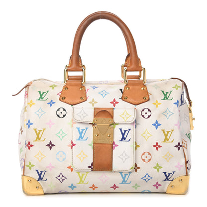 Louis Vuitton Monogram Multicolor Speedy 30 White 1 of 10