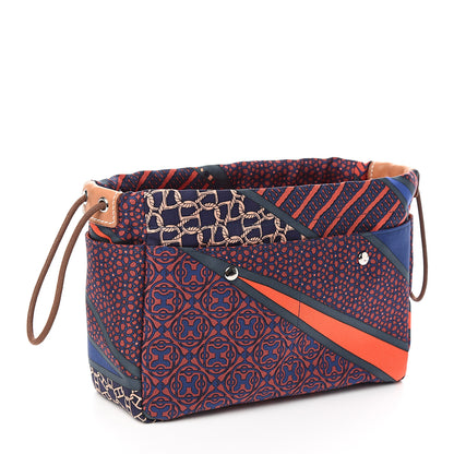 Hermes Silk Carre en Cravates Fourbi 20 PM Pouch Ocean Bleu 2 of 6