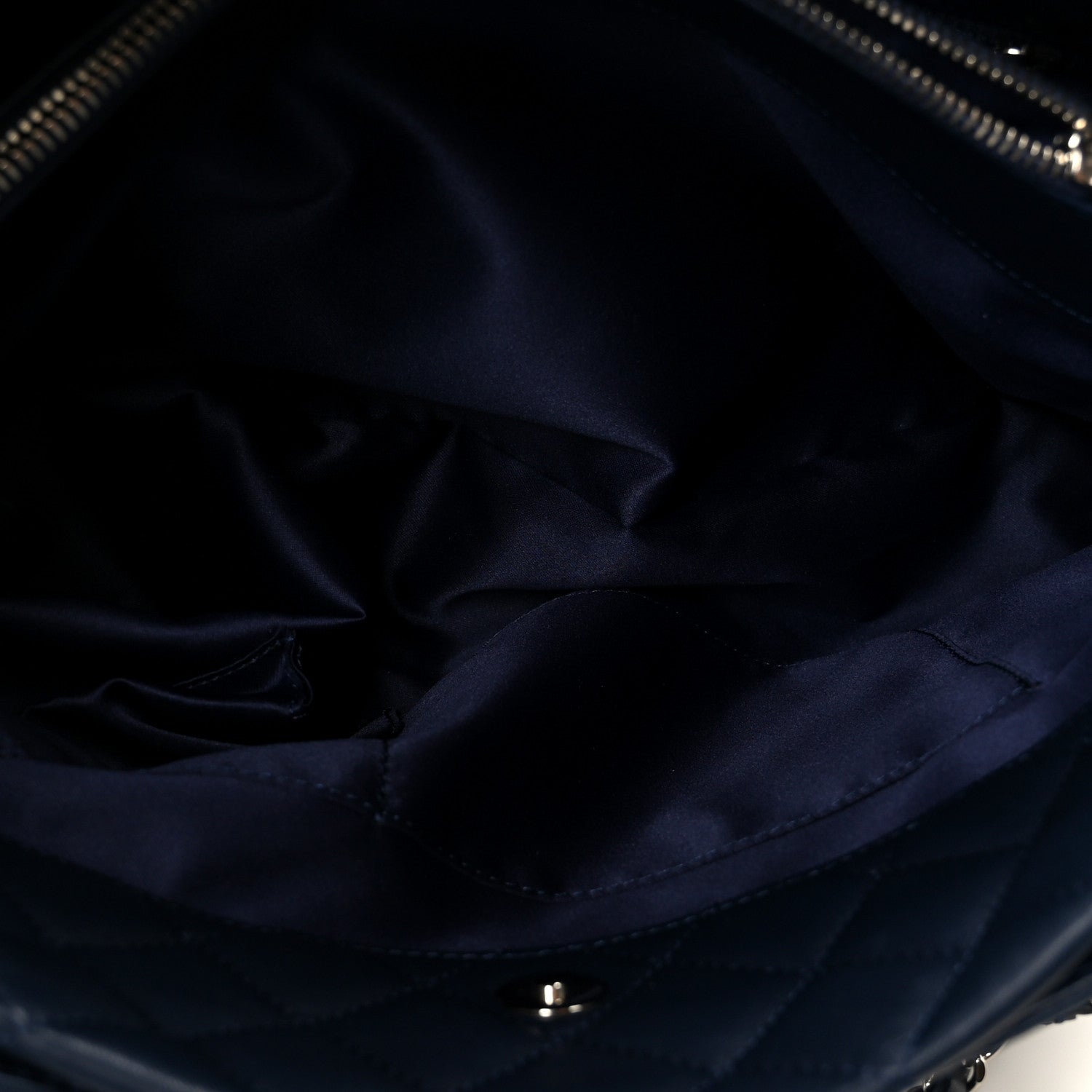 Chanel Lambskin Quilted Chanel 7 Large Tote Navy 5 of 10
