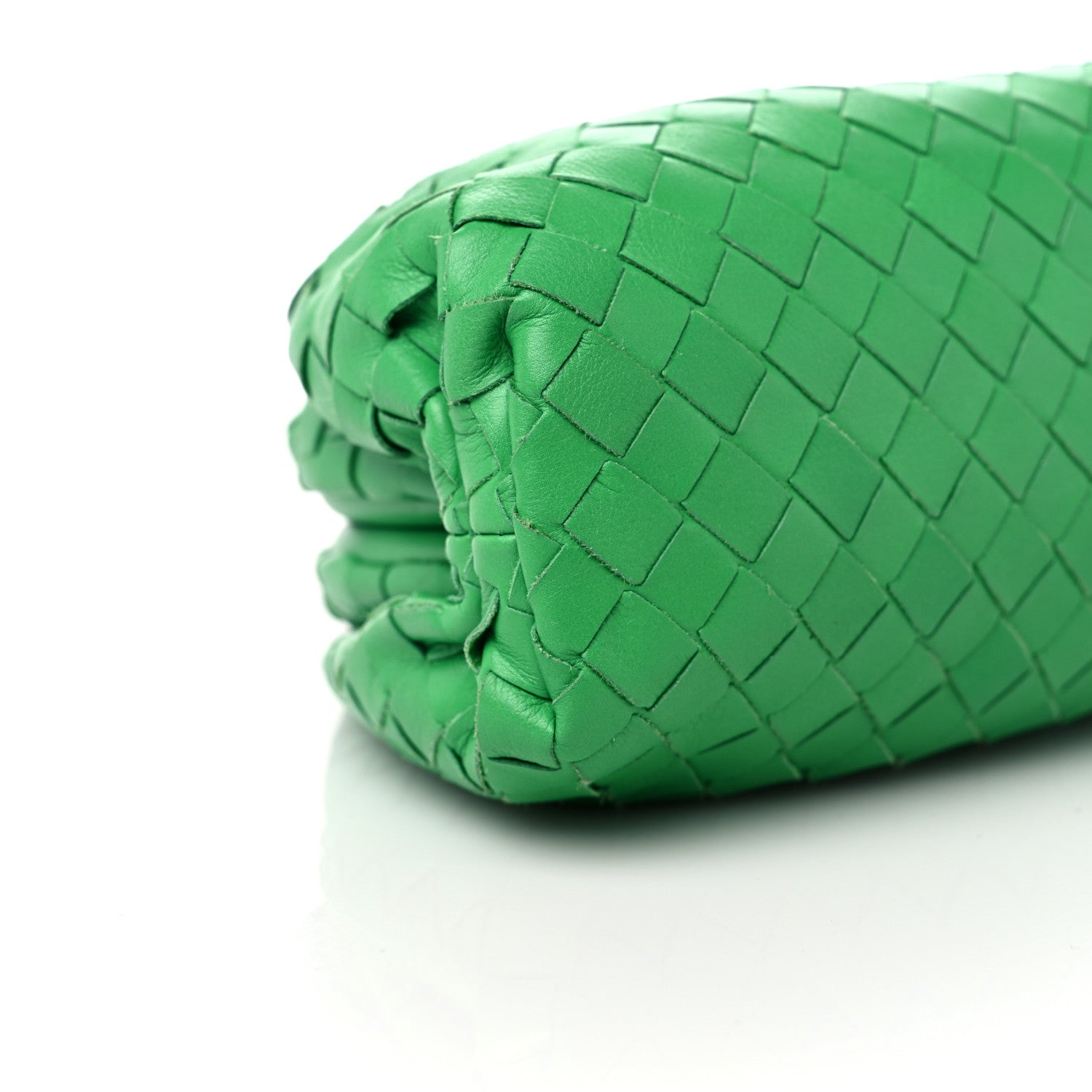 Bottega Veneta Nappa Intrecciato The Mini Pouch Clutch Parakeet 7 of 8