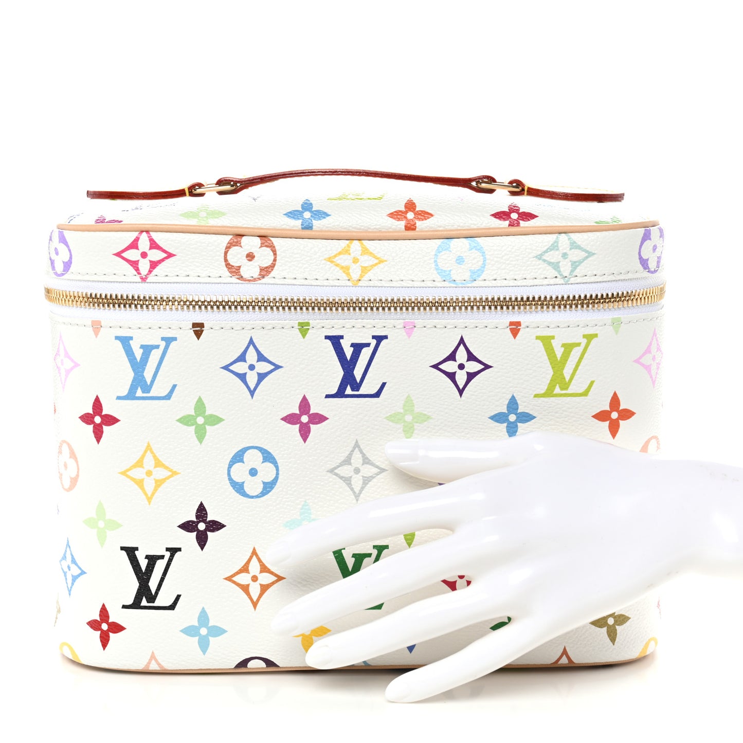 LV X TM Monogram Multicolor Nice BB White