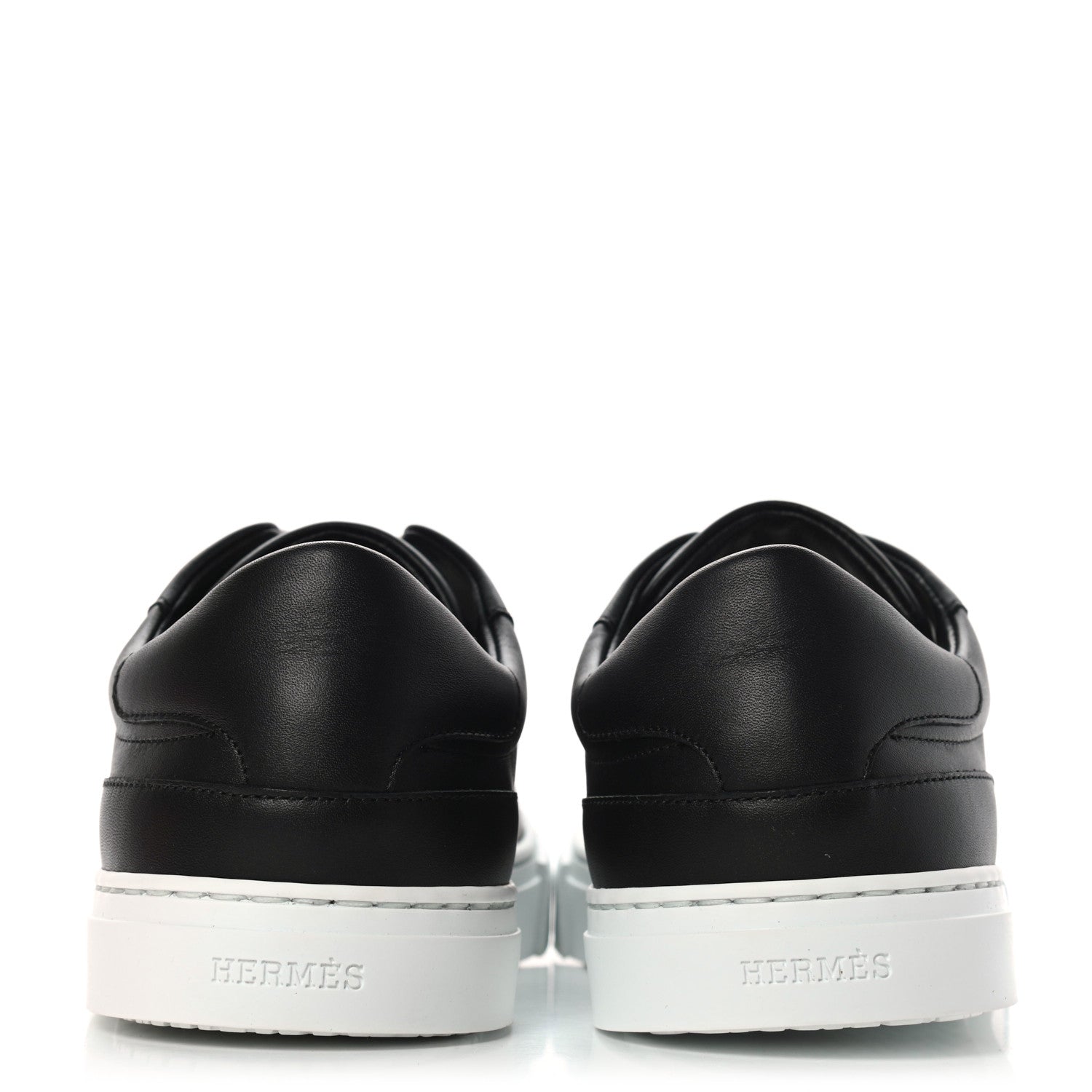Hermes Calfskin Day Sneakers 40 Black 9 of 9