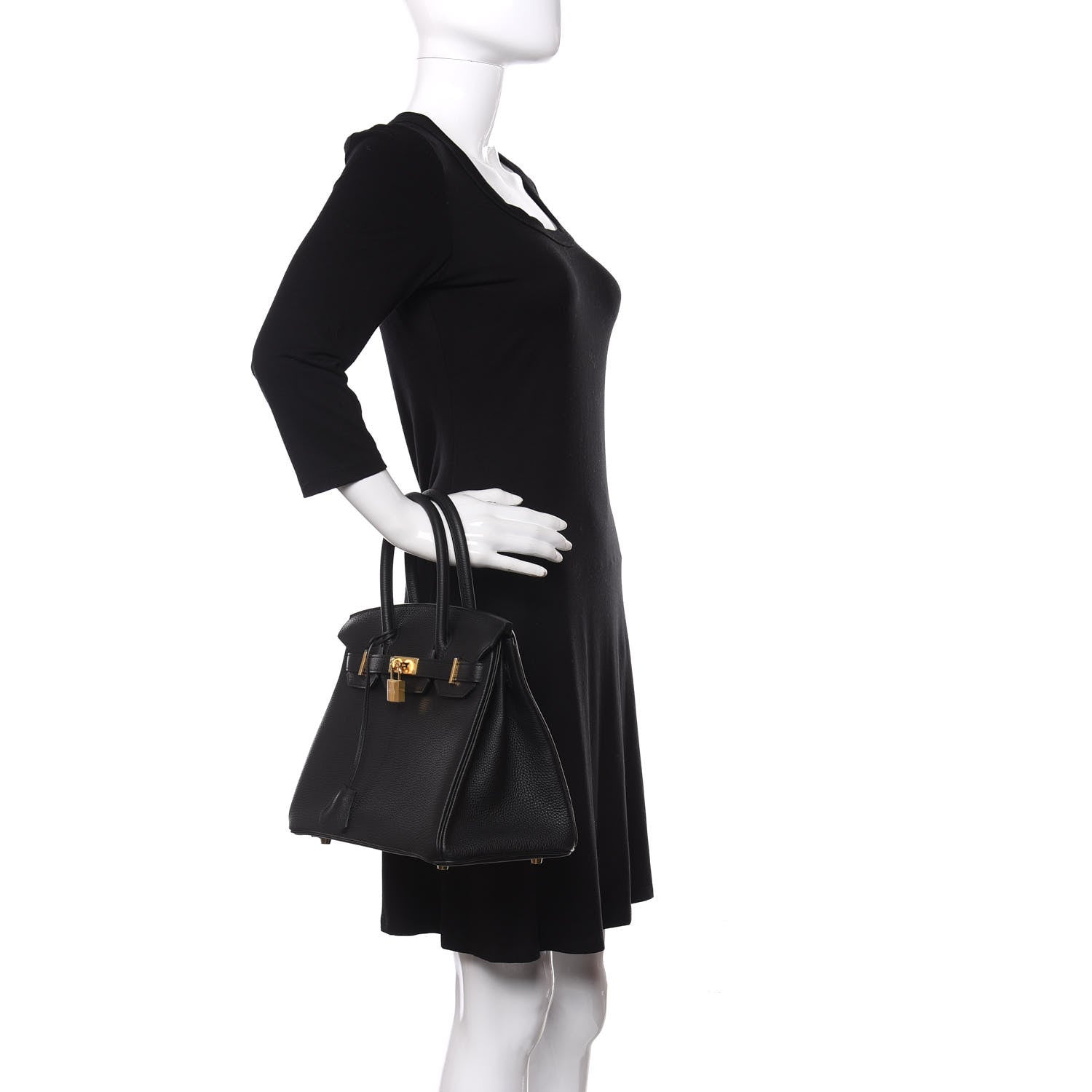 Hermes Togo Birkin 30 Black 2 of 11