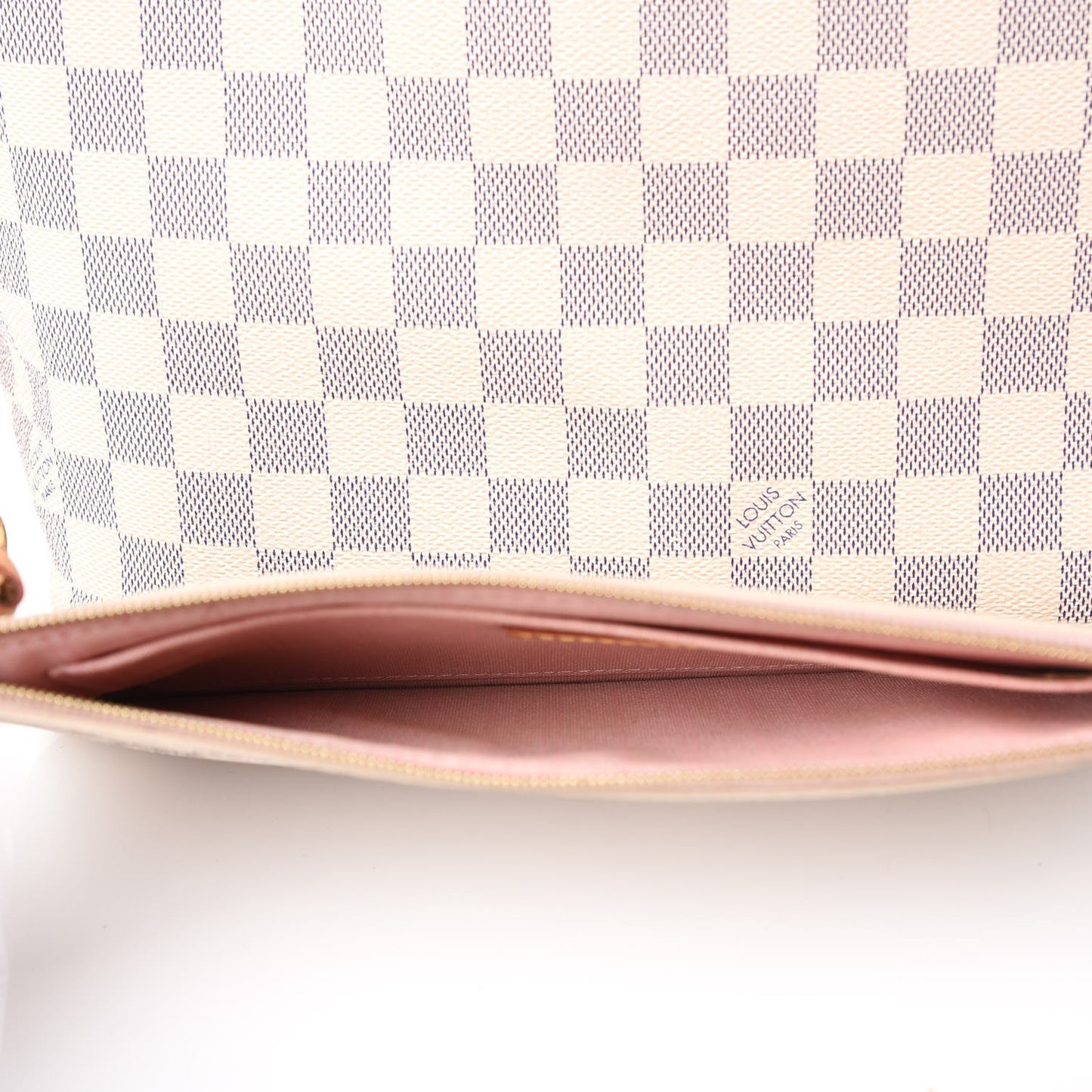 Damier Azur Neo Neverfull MM Rose Ballerine