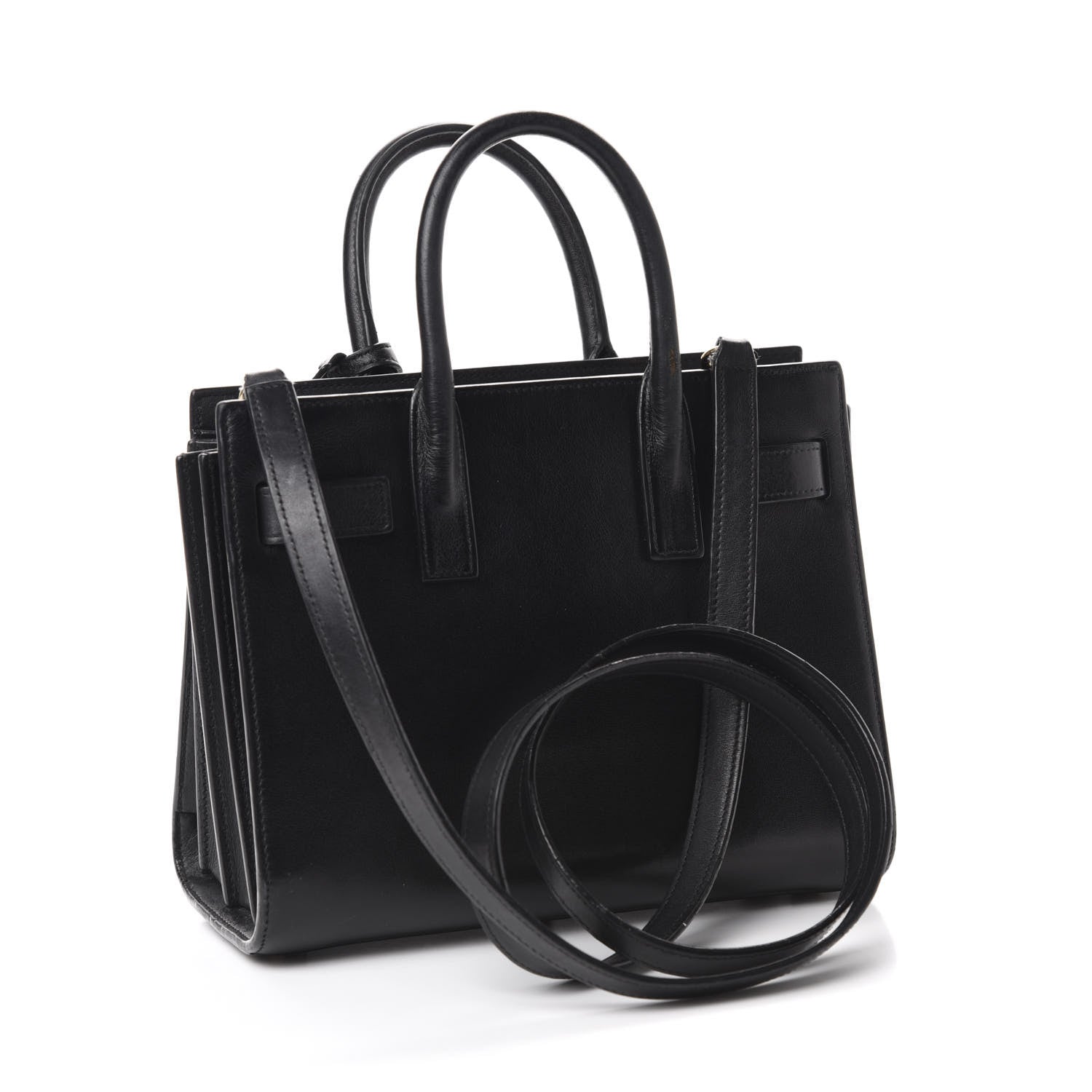 Saint Laurent Calfskin Nano Sac de Jour Black 3 of 17