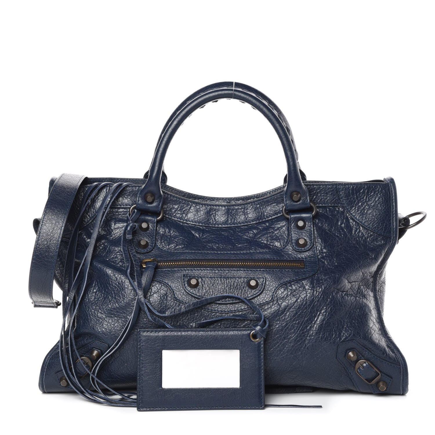 Balenciaga Agneau Classic Hardware City Bleu Obscur 1 of 10