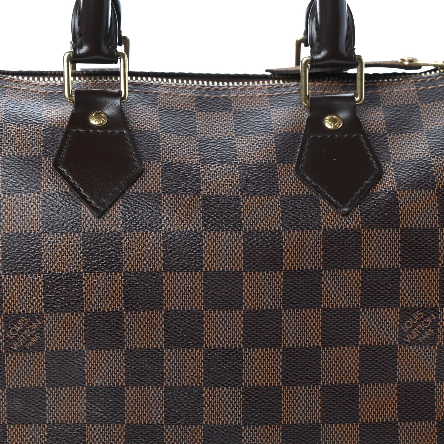 Louis Vuitton Damier Ebene Speedy 25 7 of 9