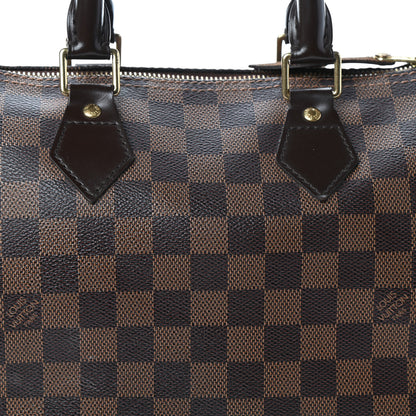 Louis Vuitton Damier Ebene Speedy 25 7 of 9