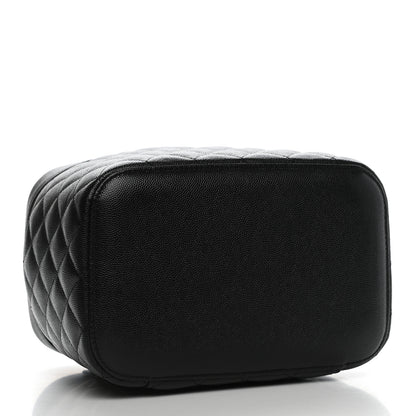 Chanel Caviar Quilted Large Vanity Pouch Black 5 of 9