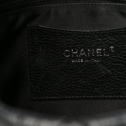 Chanel Glazed Calfskin Stitched On The Road Flap Black 7 of 19